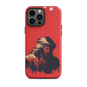Crown Of Thorns Silhouette Tough Case for iPhone®