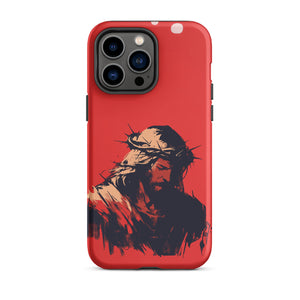 Crown Of Thorns Silhouette Tough Case for iPhone®