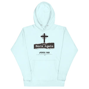 Born Again - Cotton Heritage Premium Unisex Hoodie
